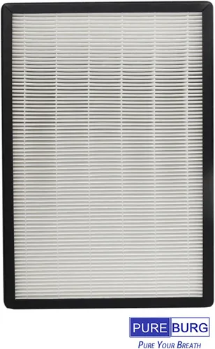 Miniatura 2 de PUREBURG Filtro de repuesto compatible con el purificador de aire inteligente BreathePlus Pro, H13 True HEPA y carbón activado 2 en 1 para limpiar