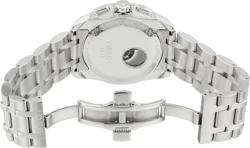 Miniatura 6 de Tissot Reloj automático suizo plateado T0356271103100 Couturier para hombre, plateado, Cronógrafo