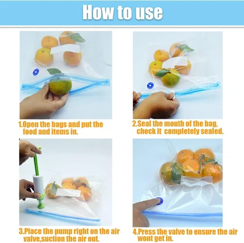 Miniatura 9 de Sous Vide Bags - 20 bolsas de 8.3 x 8.7 pulgadas/8.3x8.7 in, sin BPA, reutilizables, selladoras al vacío, mantienen los alimentos frescos