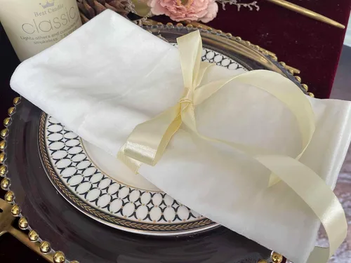 Miniatura 8 de Servilletas de terciopelo, 20 x 20 pulgadas, servilletas de cena suaves, servilletas de boda, servilletas de mesa adecuadas para bodas, fiestas