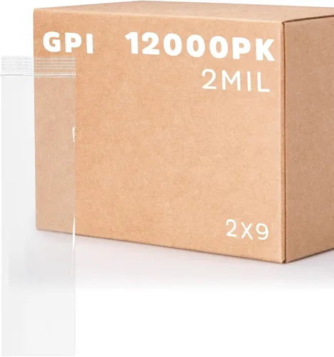 Miniatura 8 de GPI - Bolsas con cremallera de 2 x 6 pulgadas, 1000 unidades, 2 mil, bolsas de plástico transparente con cierre de cremallera, con cierre de cierre