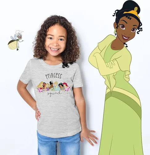 Miniatura 6 de Camiseta de Niñas de Princesas Disney (Conjuntos) Jasmín Ariel Tiana Blancanieves Bella Rapunzel Cenicienta Mulan Aurora Moana Ropa