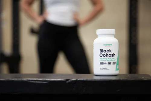 Miniatura 3 de Nutricost Cohosh negro para mujer de 660 mg, 120 cápsulas - con Don Quai, DIM y bayas castas, cápsulas vegetarianas, sin OMG, sin gluten