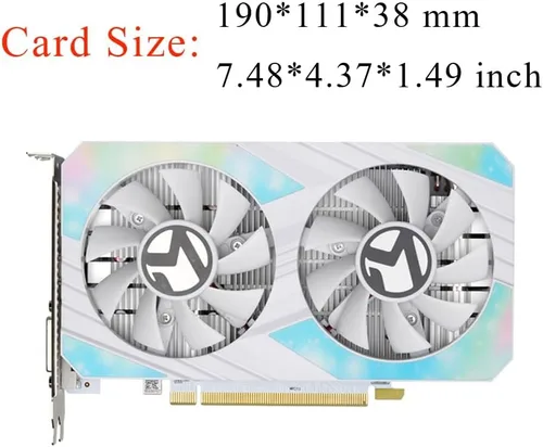Miniatura 5 de maxsun AMD Radeon RX 580 8GB 2048SP GDDR5 - Tarjeta gráfica de video para computadora, GPU para PC Gaming 256-Bit DirectX 12 DVI, HDMI, DisplayPort