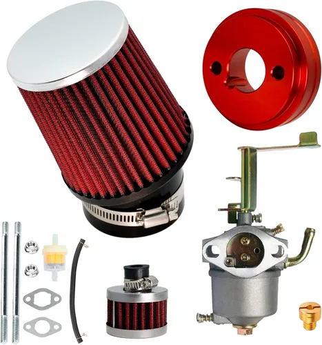 Miniatura 8 de JMCHstore Kit adaptador de filtro de aire de carburador de alto rendimiento para FRP GMB100 Coleman CT100U CC100X 98cc, motor Predator 79cc 3HP