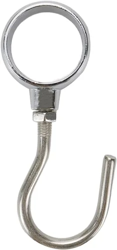 Miniatura 4 de Ganchos ajustables de acero inoxidable para barra de armario, ajuste de varilla de 0.866 in/55/64 de diámetro, 12