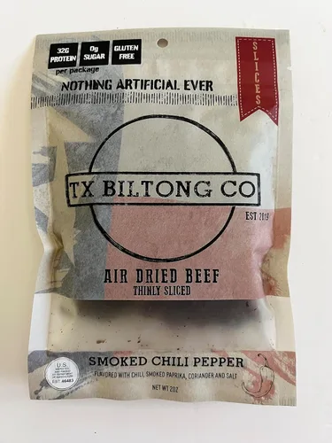 Miniatura 7 de Kit de supervivencia de carne seca exótica y gourmet de Jerky Dynasty en una lata de munición - Bocados enteros premium y varas para acampar, hacer