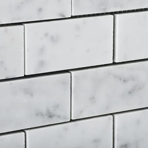 Miniatura 3 de Carrara (Carrera) Bianco - Mosaico de metro de 2x4