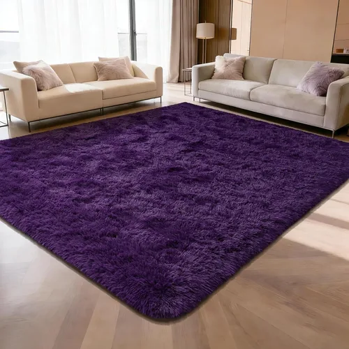 Miniatura 23 de Alfombra Corredor Suave de Pelo Largo para Dormitorio, 2 x 6 pies, alfombras esponjosas con parte inferior antideslizante para pasillo, junto a
