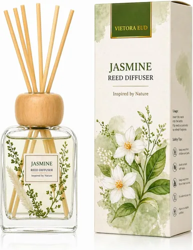 Miniatura 19 de Difusores de varillas para el hogar, aroma de lluvia de bambú 100ml (3.38oz) Aceite natural de larga duración para uso en el hogar, baño, oficina