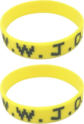 Miniatura 57 de Long tiantian WWJD - Pulsera con texto en inglés «What Would Jesus Do», pulseras WWJD para mujeres, pulseras W.W.J.D para hombres, joyería