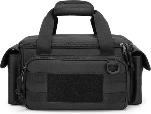 Miniatura 9 de Rexmica - Bolsa pequeña de herramientas con fondo acolchado y antideslizante, organizador de almacenamiento de herramientas para hombres, bolsa Negro