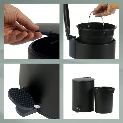 Miniatura 7 de Kela Papelera, talla única, negro