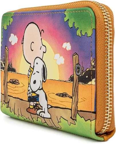 Miniatura 2 de Loungefly Peanuts Sunset Ziparound Cartera marrón-multi No