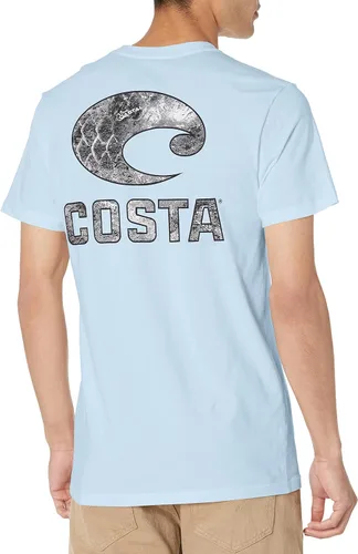 Miniatura 2 de Costa Del Mar Mens Mossy Oak Coastal Short Sleeve Crewneck