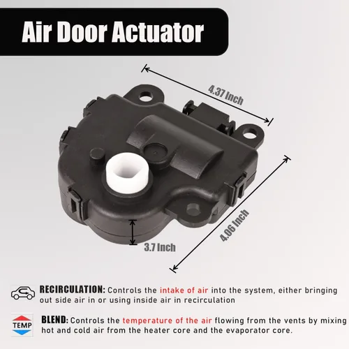 Miniatura 4 de Actuador de puerta de mezcla 604-108 compatible con Chevy Impala 2004-2013, sustituye a 1573517 1574122 15844096 2275498 52409974