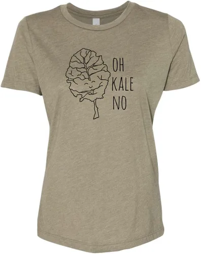 Miniatura 11 de Cute Women's Screen Printed Crew Neck Tee, Shirts With Sayings, Dusty Blue or Olive