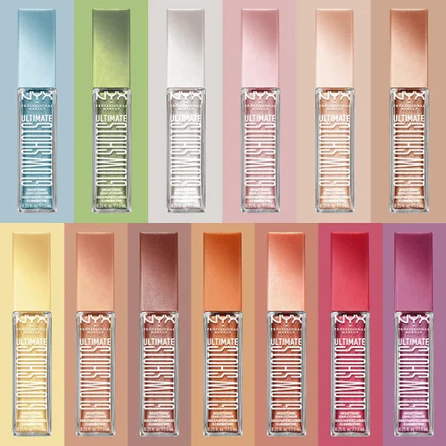 Miniatura 8 de NYX PROFESSIONAL MAKEUP Ultimate Glow Shots, sombra de ojos líquida, sombra de ojos brillante de larga duración con vitamina C - Clementine Fine