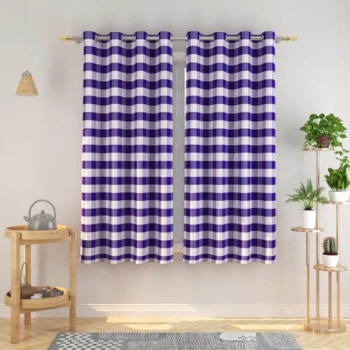Miniatura 44 de Cortinas de 24 pulgadas de largo con diseño Buffalo Check Gingham Plaid para ventanas de cocina y baño, tratamiento para ventanas con 2 paneles