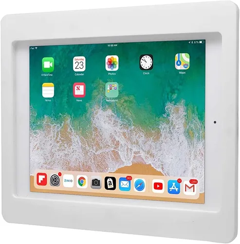 Miniatura 19 de Carcasa VESA acrílica antirrobo para Apple iPad mini 4/5 de 8 pulgadas con kit de montaje en pared y cable de carga en ángulo de 90 grados