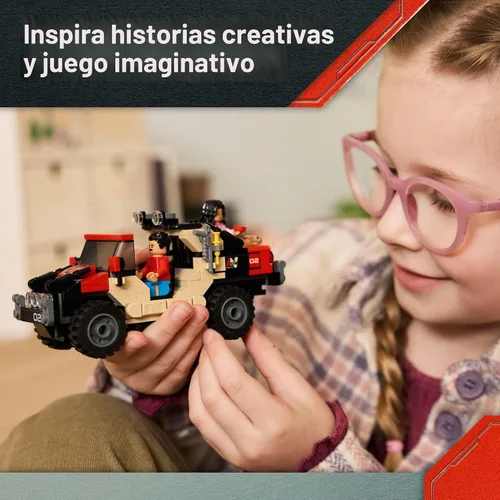Miniatura 4 de LEGO Jurassic World Raptor Off-Road Escape Juguete de Dinosaurio - Conjunto de Construcción con Figuras de Acción de Dinosaurios, Juguete