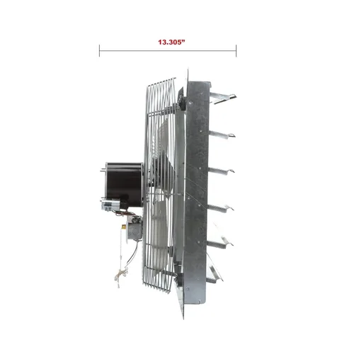 Miniatura 5 de TPI Corporation CE-10-D - Ventilador de escape de accionamiento directo, montaje en guardia, fase única, 10 pulgadas de diámetro, 120 voltios