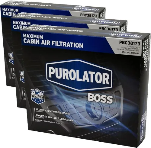 Miniatura 9 de Purolator PBC38173 PurolatorBOSS Filtro de Aire de Cabina Automotriz con Carbón Activado, Filtro de Reemplazo OEM para Compartimento de Pasajeros