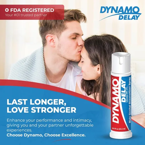 Miniatura 4 de Dynamo Delay Spray para hombres – 13% lidocaína anestésica para ayudarte a durar más tiempo en la cama – Paquete de 3 unidades Climax Control