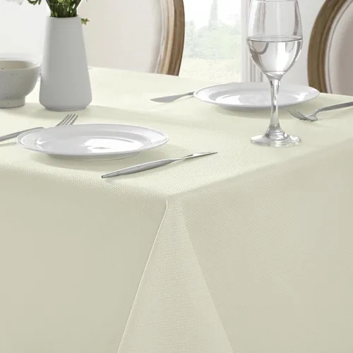 Miniatura 19 de Softalker - Mantel rectangular con textura tejida y patrón jacquard, impermeable, fácil de limpiar, resistente a las manchas y sin arrugas