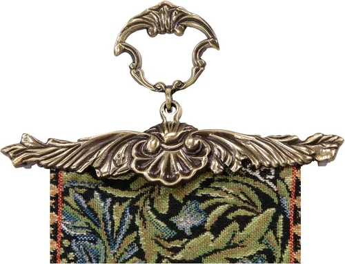Miniatura 5 de C Charlotte Home Furnishings Inc William Morris Birds I Tapestry Bell Pull - 6 pulgadas x 42 pulgadas Algodón/Viscosa/Poliéster