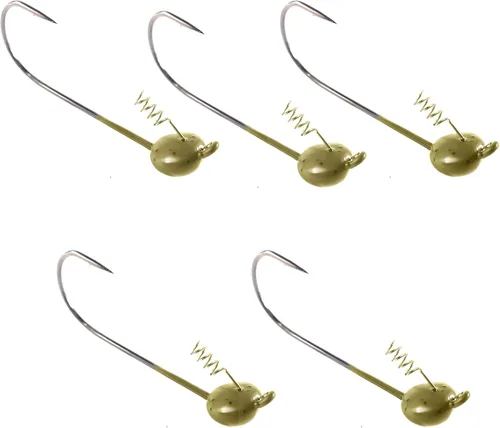 Miniatura 9 de Reaction Tackle Tungsten Shaky Head Jigs for Bass Fishing - Premium Fishing Hooks, Ideal Shaky Head Jig to Catch Big Bass and Other Fish - (5-Pack)