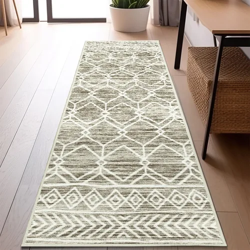 Miniatura 84 de jinchan Alfombra marroquí de pasillo 2x10 para pasillo - Alfombra de pasillo para cocina bohemia lavable a máquina, alfombra moderna suave, Boho