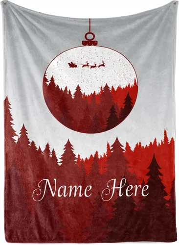 Miniatura 13 de Manta de Navidad personalizada con cascanueces – Se envía al día siguiente, impresa en Estados Unidos – Manta de sofá de felpa polar, decoración