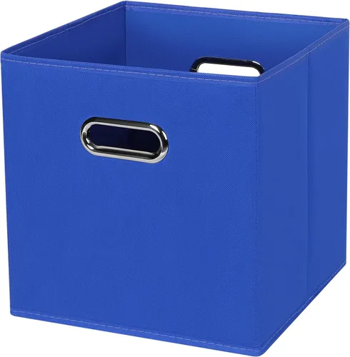 Miniatura 58 de Cubos de Almacenamiento Plegables Negros, Cajas de Almacenamiento de Tela, Organizadores de Cubos con Asas Duales para Organizador del Hogar, Juego