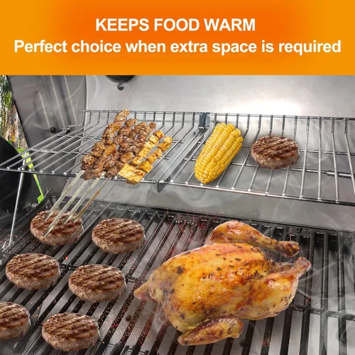 Miniatura 3 de Hisencn Rejilla de calentamiento para parrilla Char Griller 5050 3001 5650 5072 3008, Rejilla para reemplazo de piezas Chargriller, piezas para Char