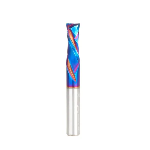 Miniatura 46 de Amana Tool Spektra Extreme Tool Life - Broca de router espiral de compresión CNC de carburo sólido, 46010-K, 3/8 D x 1-1/8 CH x 3/8 vástago x 3