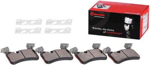 Miniatura 2 de Brembo P50113N Juego de pastillas de freno de disco trasero de cerámica premium MERCEDES-BENZ OE# 0054202520