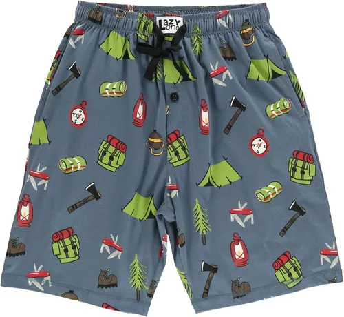 Miniatura 180 de Lazy One - Pantalones cortos de pijama para hombre, ropa de dormir