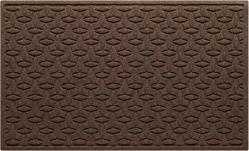 Miniatura 17 de Bungalow Flooring Waterhog - Tapete para puerta, de 3 x 5 pies, fabricado en Estados Unidos, duradero y decorativo, antideslizante, caqui/camel