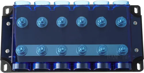 Miniatura 5 de BOJACK Portafusibles Mega de 6 vías (Paquete de 1 ANM-B6)