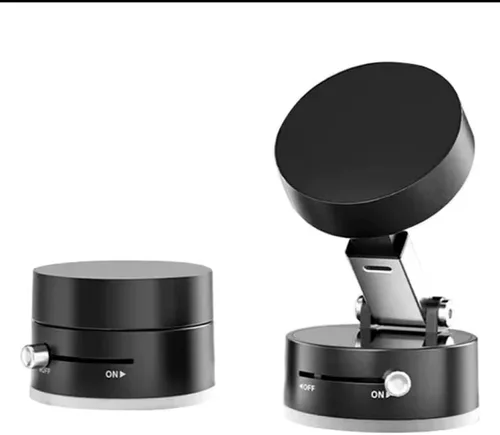 Miniatura 2 de Soporte de teléfono ajustable con interruptor de encendido/apagado, rotación de 360°, plegable y portátil, con soporte de teléfono multiusos