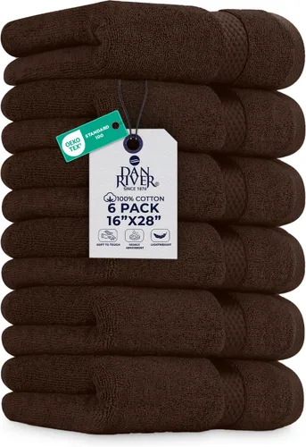 Miniatura 66 de DAN RIVER Paquete de 24 paños de lavado para ducharse [12 x 12] – 100% algodón paños de franela de alta calidad para baño, altamente absorbentes
