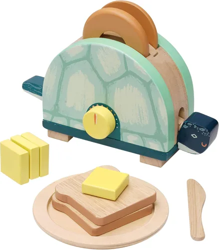 Manhattan Toy Juego de juguetes de cocina Toasty Turtle para niños y niños