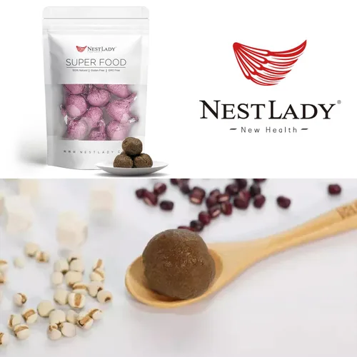Miniatura 2 de NESTLADY Bolas de espino Bianren hechas a mano de frijol rojo