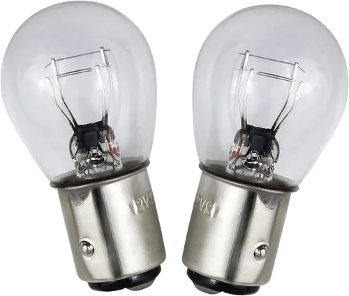 Bombín de Luz de Freno Trasero 12v 5w 21w/5w Piezas de Reemplazo del Mercado de Posventa Compatibles con Ciclomotor, Scooter, ATV, Quad, Go Kart,