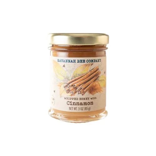 Savannah Bee Company Miel batida, miel natural para untar (3 onzas (paquete de 1), canela)