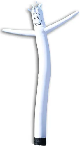Miniatura 12 de Tubo inflable amarillo de 20 pies de alto para hombre, marioneta de baile y agitación, impulsada por aire, para exteriores