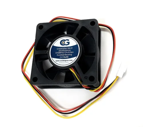 Miniatura 10 de Coolerguys Rodamiento de bolas 12v 3pin ventilador (alta velocidad, 3.150x0.984 in)