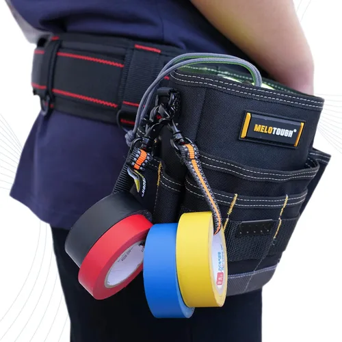 Miniatura 5 de MELOTOUGH Soporte de Cinta Eléctrica Correa de Cinta con Gancho de Resorte con Gatillo para Cinturón de Herramientas, Bolsa de Herramientas, Mochila
