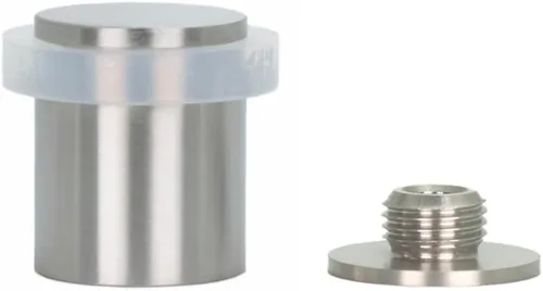 Miniatura 17 de Topes de puerta EVI Tope de puerta de acero inoxidable - Cierre de tornillo - Protector de goma negro - Tope de puerta de 0.94 x 0.83 pulgadas